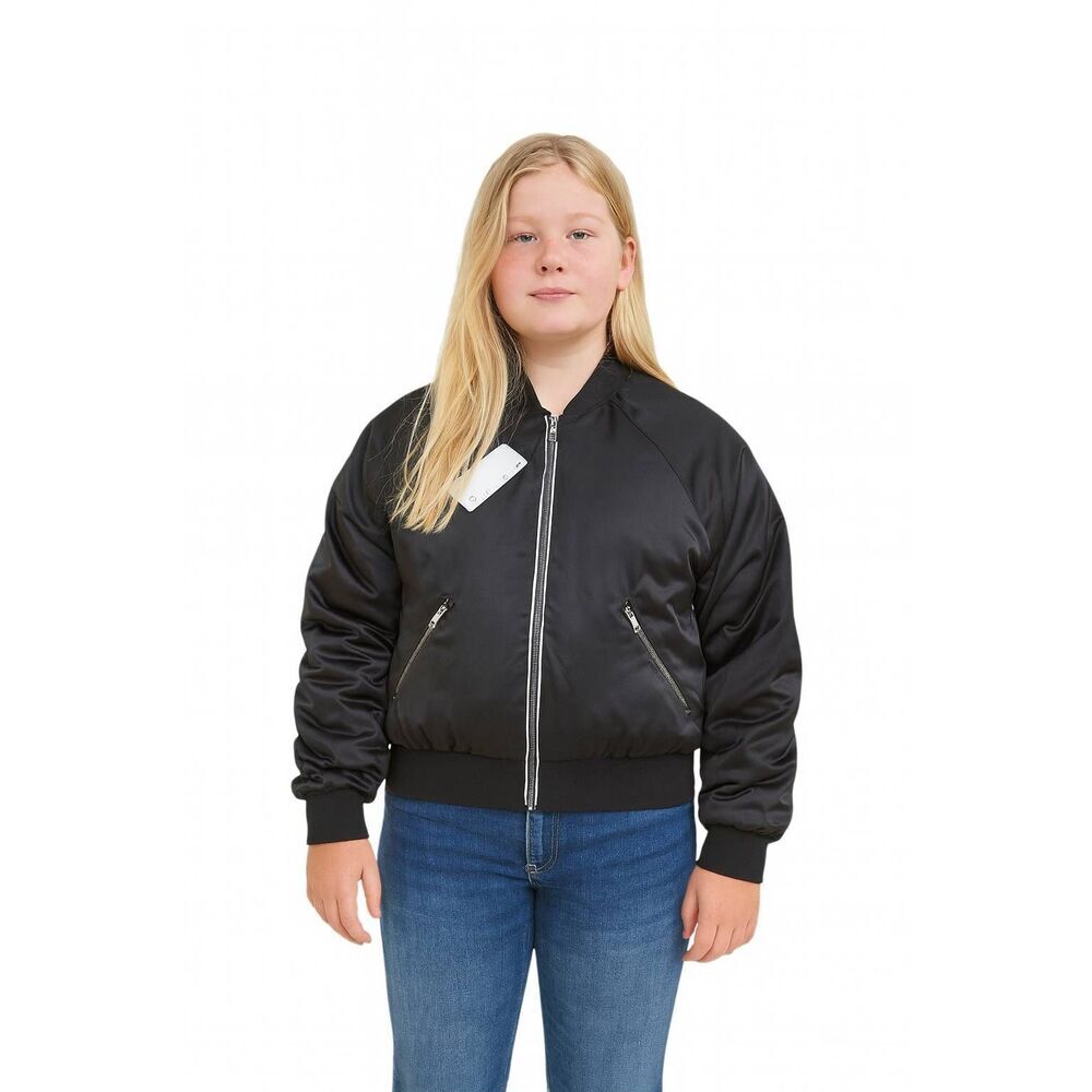Fabletics Electra Puffy Bomber Jacket Black Size XL 14–16 Women’s NWT Lightweigh